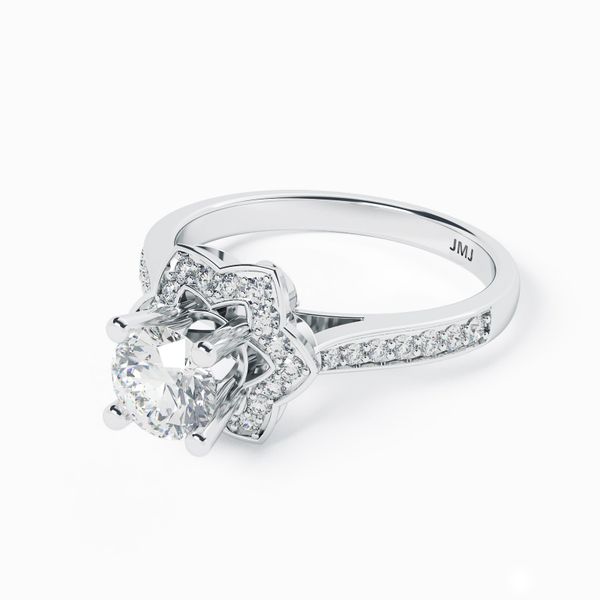 Nhẫn Nữ Kim Cương Tự Nhiên Vàng 18K