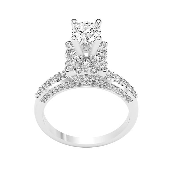 Nhẫn Nữ Kim Cương Tự Nhiên Vàng 18K