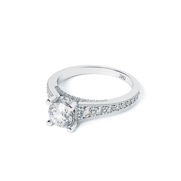 Nhẫn Nữ Kim Cương Tự Nhiên Vàng 18K