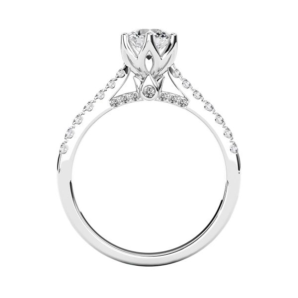 Nhẫn Nữ Kim Cương Tự Nhiên Vàng 18K