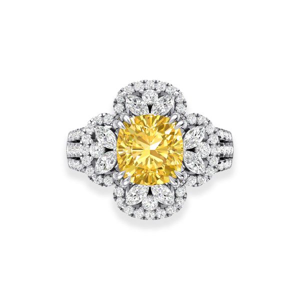 Nhẫn Nữ Kim Cương Tự Nhiên Vàng 18K