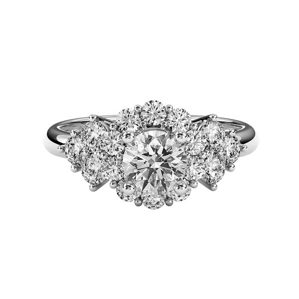Nhẫn Nữ Kim Cương Tự Nhiên Vàng 18K