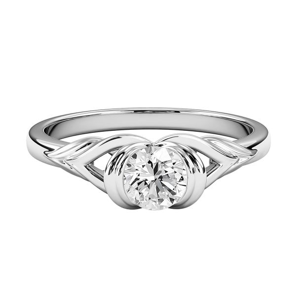 Nhẫn Nữ Kim Cương Tự Nhiên Vàng 18K