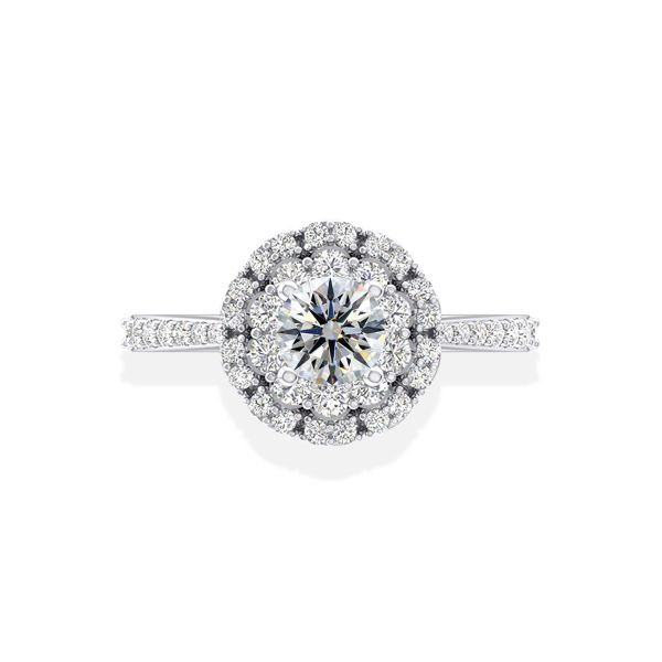 Nhẫn Nữ Kim Cương Tự Nhiên Vàng 18K