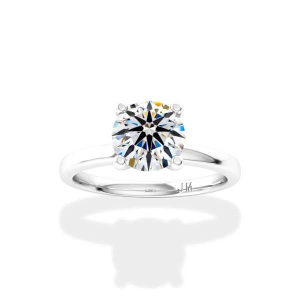 Nhẫn Nữ Kim Cương Tự Nhiên Vàng 18K