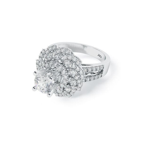 Nhẫn Nữ Kim Cương Tự Nhiên Vàng 18K