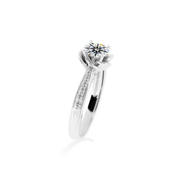 Nhẫn Nữ Kim Cương Tự Nhiên Vàng 18K