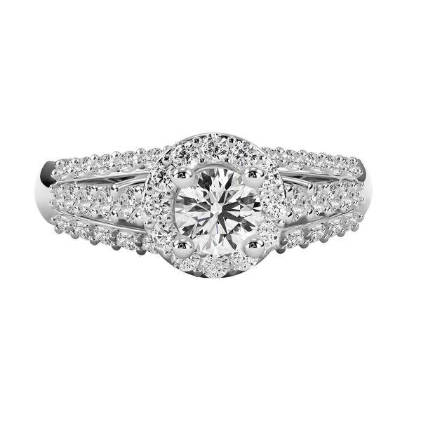 Nhẫn Nữ Kim Cương Tự Nhiên Vàng 18K
