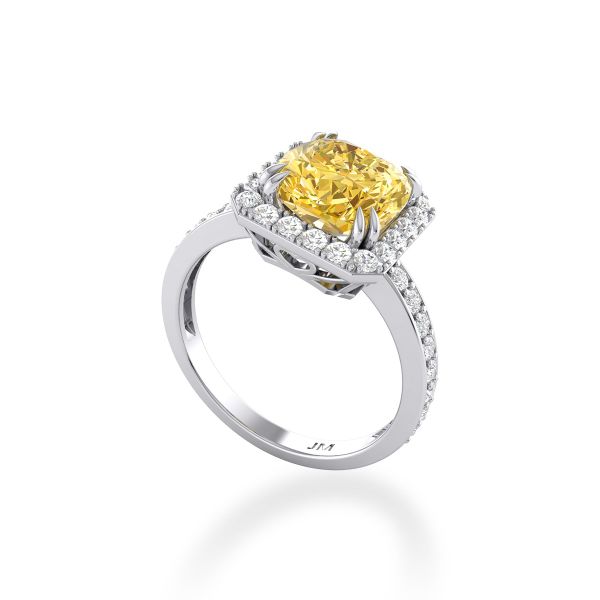 Nhẫn Nữ Kim Cương Tự Nhiên Vàng 18K
