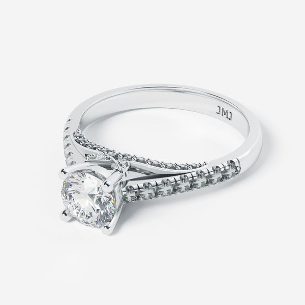 Nhẫn Nữ Kim Cương Tự Nhiên Vàng 18K