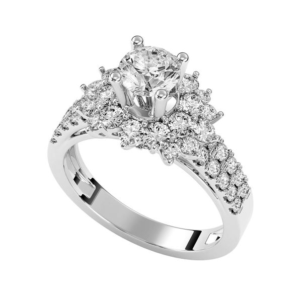 Nhẫn Nữ Kim Cương Tự Nhiên Vàng 18K