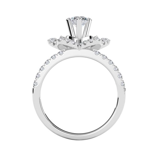 Nhẫn Nữ Kim Cương Tự Nhiên Vàng 18K