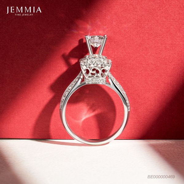 Nhẫn Nữ Kim Cương Tự Nhiên Vàng 18K