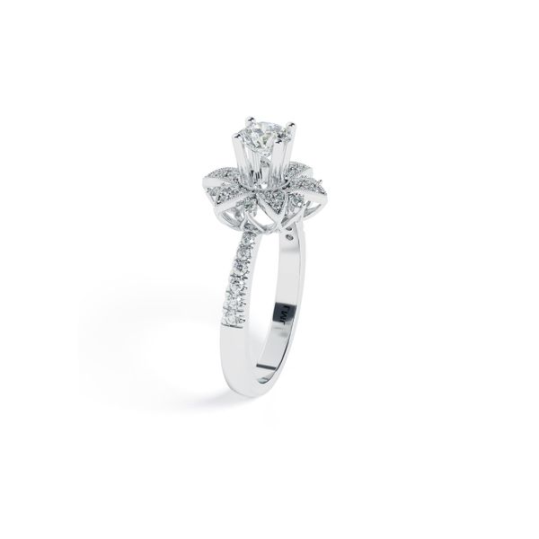 Nhẫn Nữ Kim Cương Tự Nhiên Vàng 18K