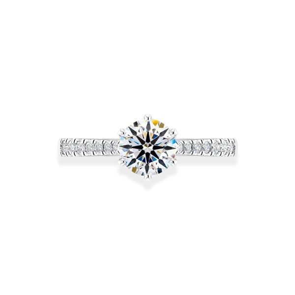 Nhẫn Nữ Kim Cương Tự Nhiên Vàng 18K