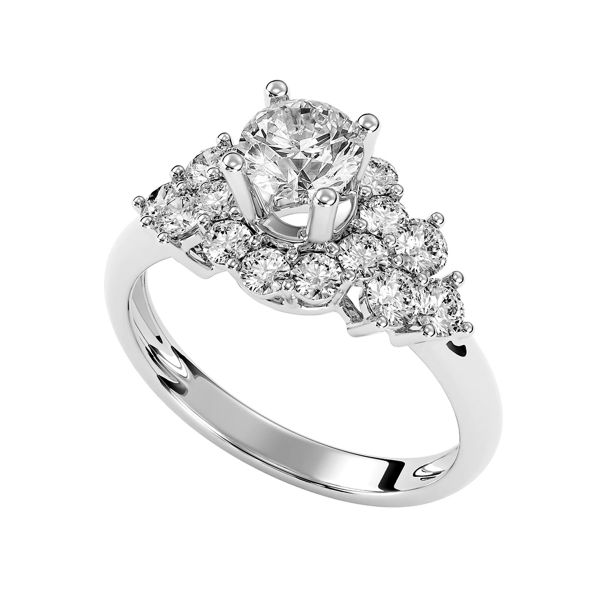 Nhẫn Nữ Kim Cương Tự Nhiên Vàng 18K