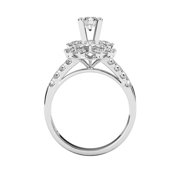 Nhẫn Nữ Kim Cương Tự Nhiên Vàng 18K