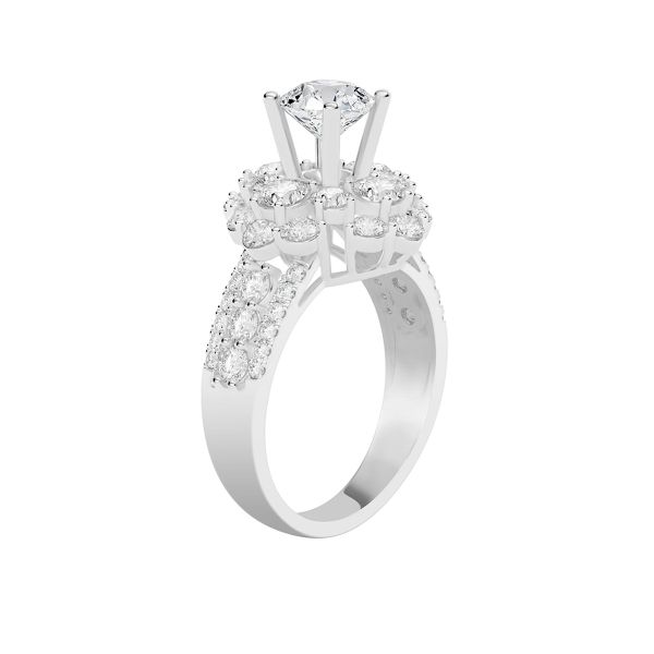 Nhẫn Nữ Kim Cương Tự Nhiên Vàng 18K