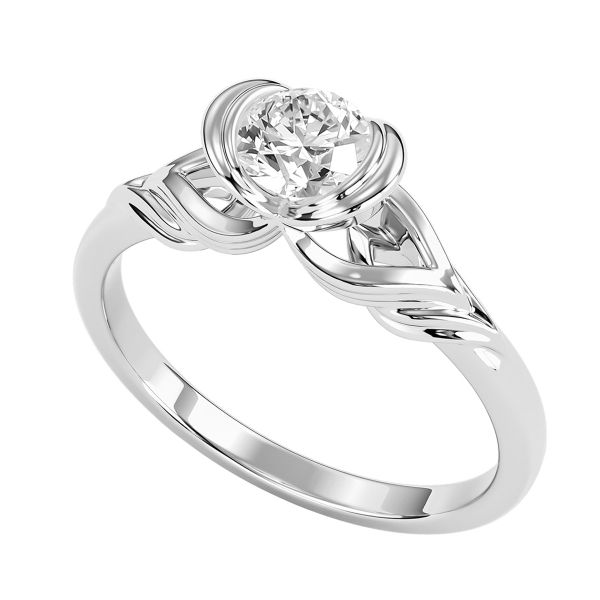 Nhẫn Nữ Kim Cương Tự Nhiên Vàng 18K