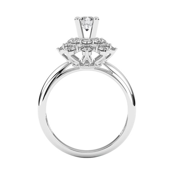Nhẫn Nữ Kim Cương Tự Nhiên Vàng 18K