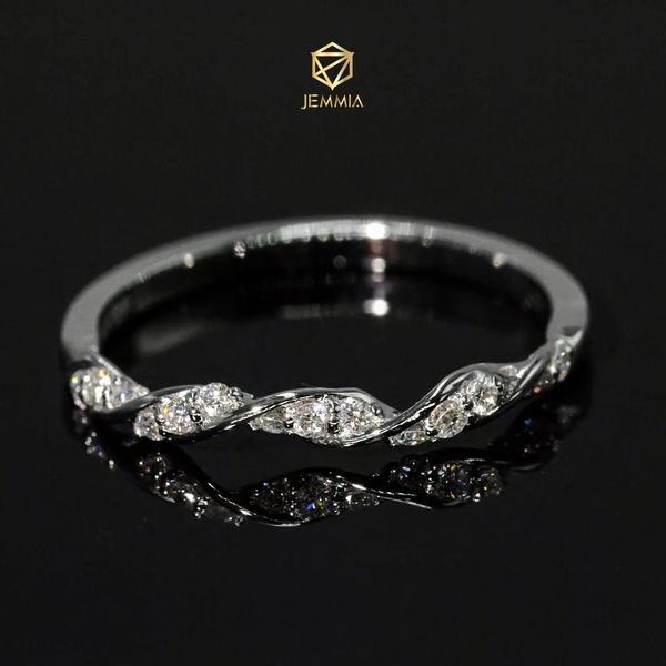 Nhẫn Nữ Kim Cương Tự Nhiên Vàng 18K