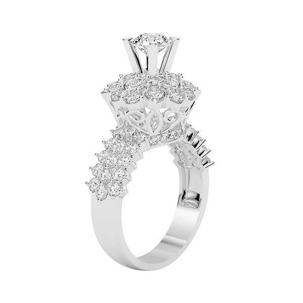 Nhẫn Nữ Kim Cương Tự Nhiên Vàng 18K