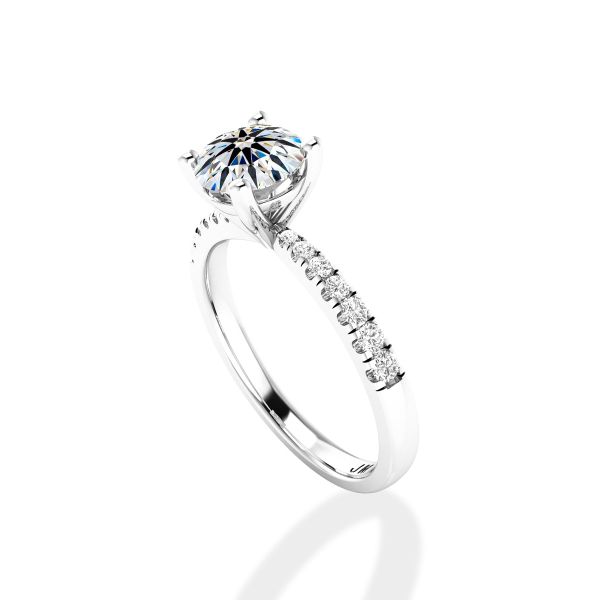 Nhẫn Nữ Kim Cương Tự Nhiên Vàng 18K