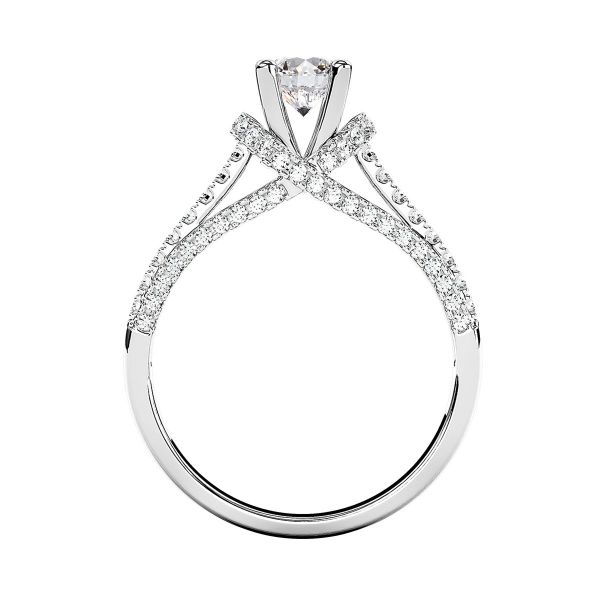 Nhẫn Nữ Kim Cương Tự Nhiên Vàng 18K