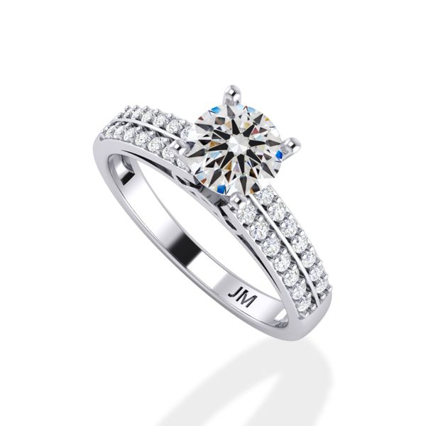 Nhẫn Nữ Kim Cương Tự Nhiên Vàng 18K
