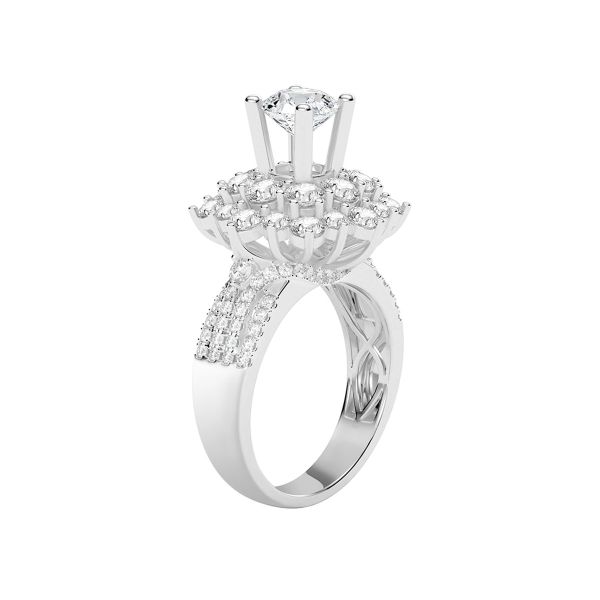 Nhẫn Nữ Kim Cương Tự Nhiên Vàng 18K