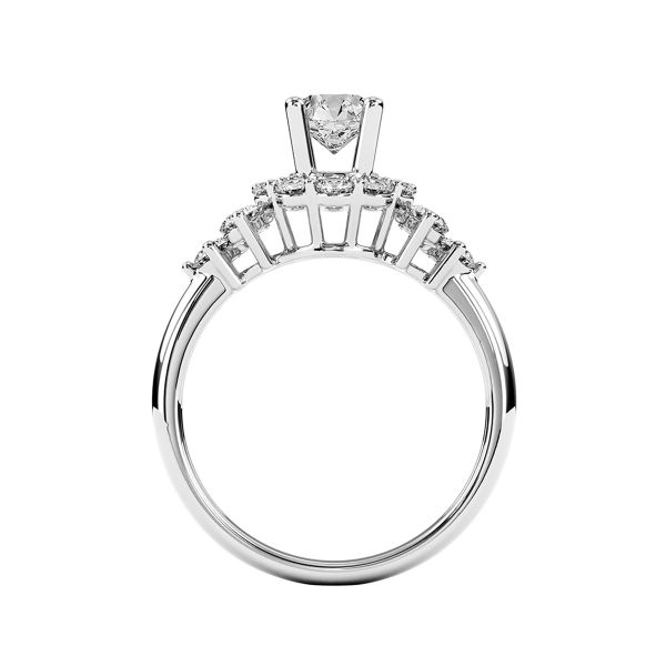 Nhẫn Nữ Kim Cương Tự Nhiên Vàng 18K