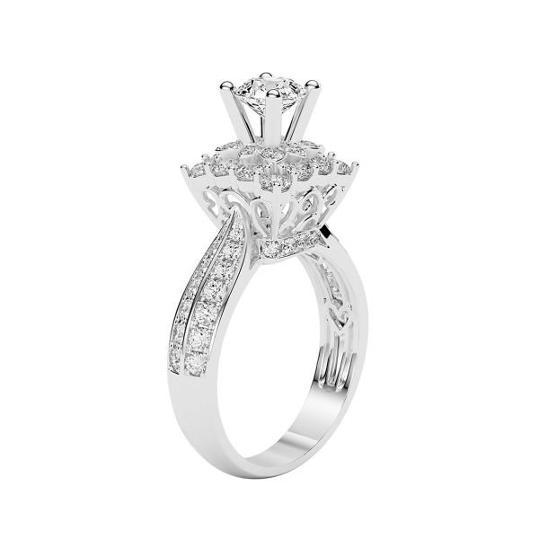 Nhẫn Nữ Kim Cương Tự Nhiên Vàng 18K