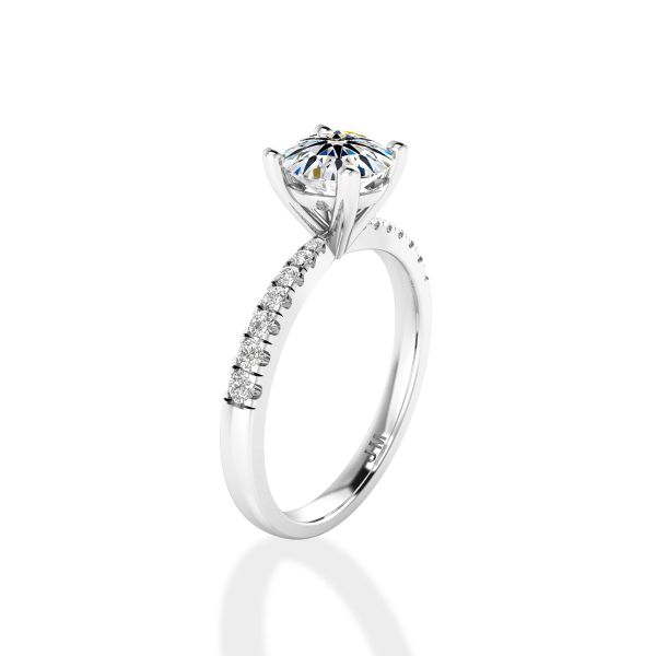 Nhẫn Nữ Kim Cương Tự Nhiên Vàng 18K
