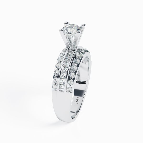 Nhẫn Nữ Kim Cương Tự Nhiên Vàng 18K