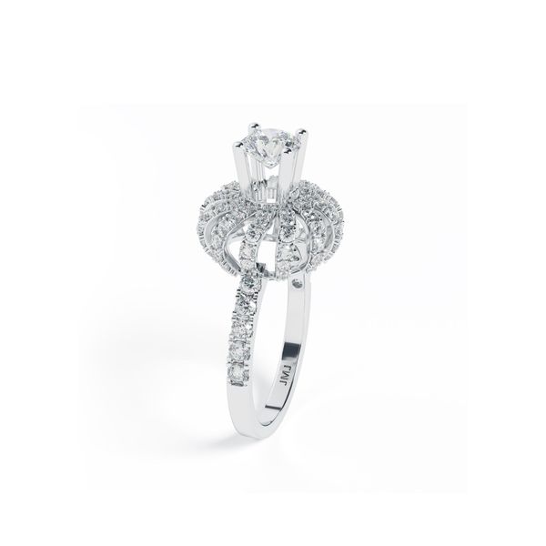 Nhẫn Nữ Kim Cương Tự Nhiên Vàng 18K