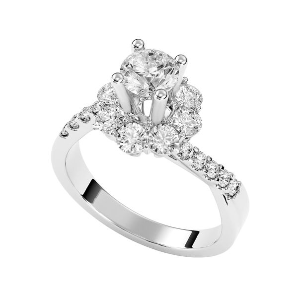 Nhẫn Nữ Kim Cương Tự Nhiên Vàng 18K