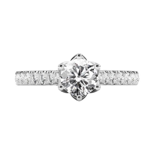 Nhẫn Nữ Kim Cương Tự Nhiên Vàng 18K