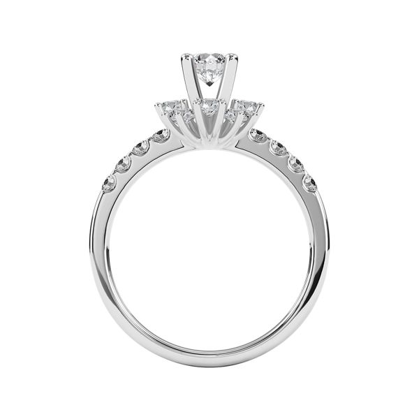 Nhẫn Nữ Kim Cương Tự Nhiên Vàng 18K