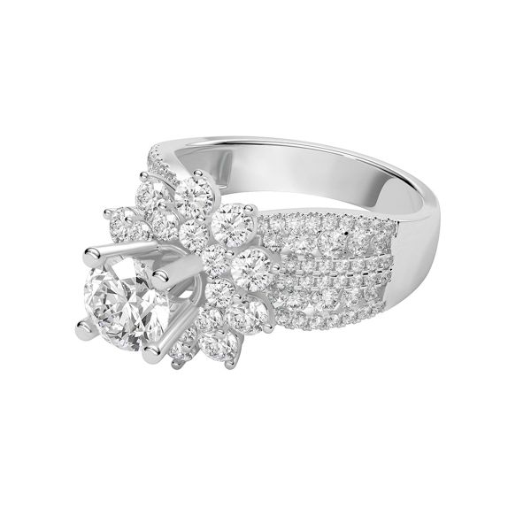 Nhẫn Nữ Kim Cương Tự Nhiên Vàng 18K