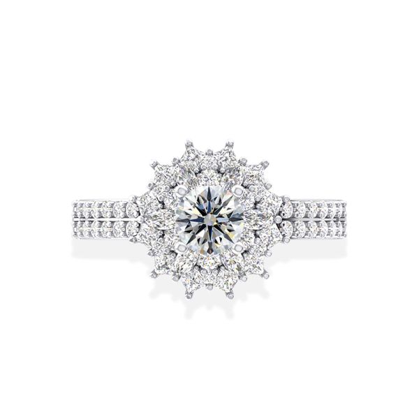 Nhẫn Nữ Kim Cương Tự Nhiên Vàng 18K