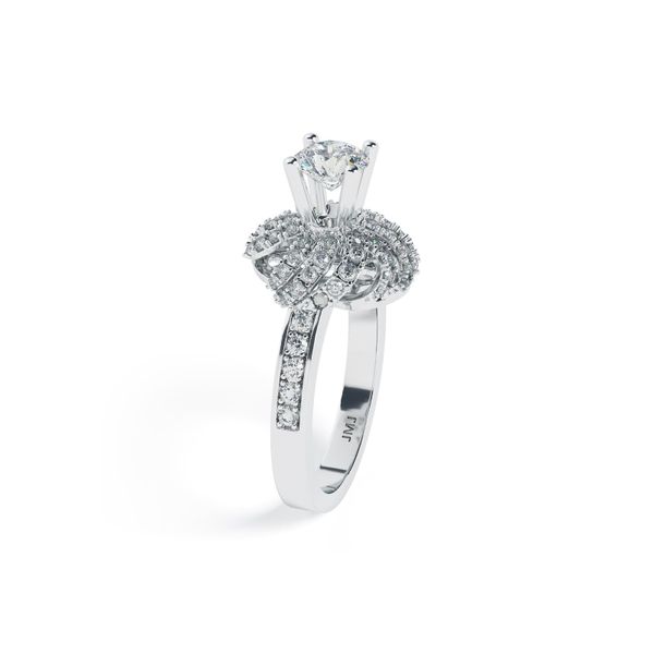 Nhẫn Nữ Kim Cương Tự Nhiên Vàng 18K