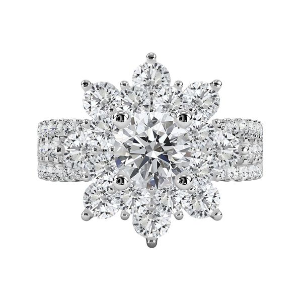 Nhẫn Nữ Kim Cương Tự Nhiên Vàng 18K