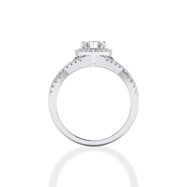 Nhẫn Nữ Kim Cương Tự Nhiên Vàng 18K