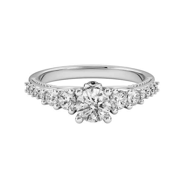 Nhẫn Nữ Kim Cương Tự Nhiên Vàng 18K