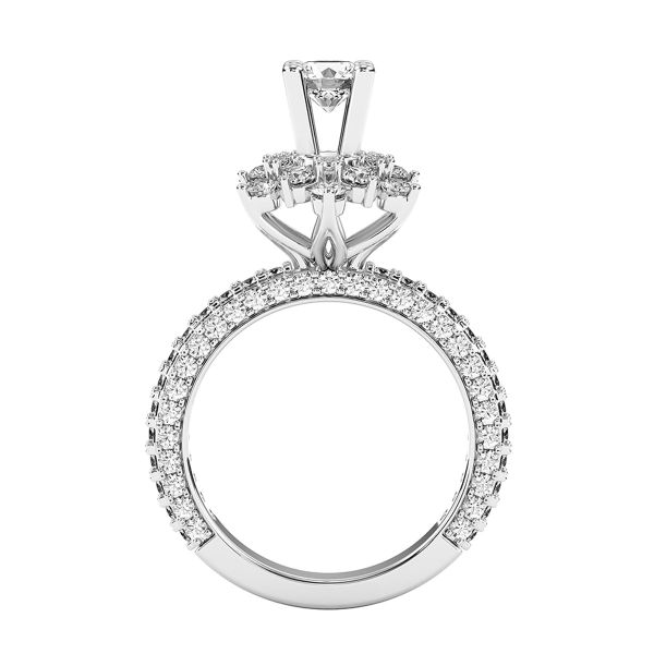 Nhẫn Nữ Kim Cương Tự Nhiên Vàng 18K