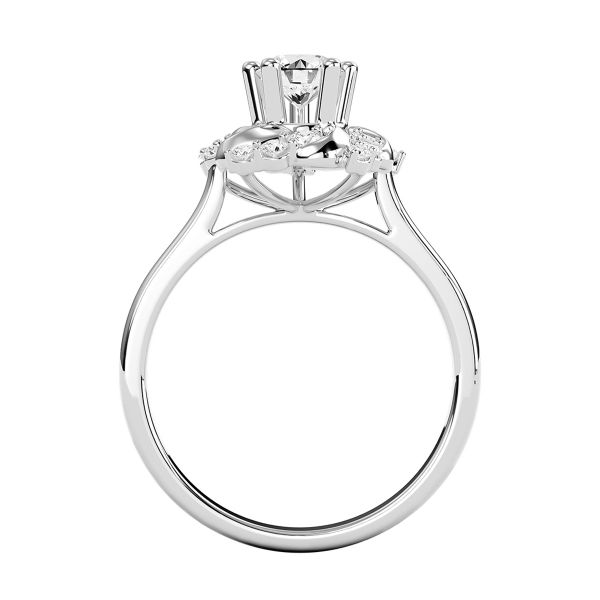 Nhẫn Nữ Kim Cương Tự Nhiên Vàng 18K