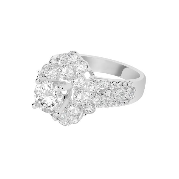 Nhẫn Nữ Kim Cương Tự Nhiên Vàng 18K