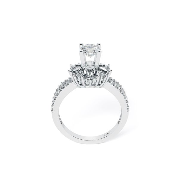 Nhẫn Nữ Kim Cương Tự Nhiên Vàng 18K