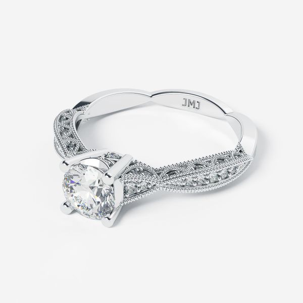 Nhẫn Nữ Kim Cương Tự Nhiên Vàng 18K