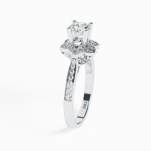 Nhẫn Nữ Kim Cương Tự Nhiên Vàng 18K
